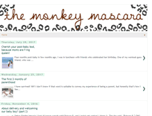 Tablet Screenshot of monkeymascara.blogspot.com