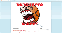 Desktop Screenshot of borghettobasket.blogspot.com