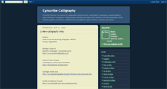 Desktop Screenshot of cynscribe.blogspot.com