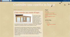 Desktop Screenshot of costruire-casette.blogspot.com