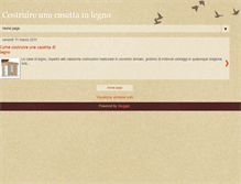 Tablet Screenshot of costruire-casette.blogspot.com