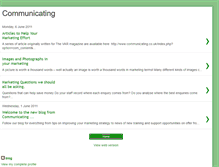 Tablet Screenshot of communicatinguk.blogspot.com