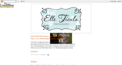 Desktop Screenshot of elletphotography.blogspot.com