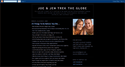 Desktop Screenshot of joeandjentrektheglobe.blogspot.com