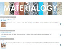 Tablet Screenshot of materialogy.blogspot.com