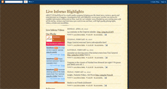 Desktop Screenshot of liveinferno.blogspot.com