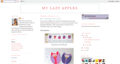 Desktop Screenshot of mylazyapples.blogspot.com