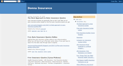 Desktop Screenshot of donnainsurance.blogspot.com