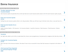 Tablet Screenshot of donnainsurance.blogspot.com