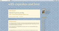 Desktop Screenshot of cupcakesandlove.blogspot.com