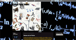 Desktop Screenshot of fisicaparatodosblog.blogspot.com