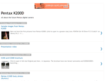 Tablet Screenshot of pentaxk200d.blogspot.com