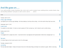 Tablet Screenshot of andlifegoeson-andon.blogspot.com