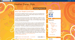 Desktop Screenshot of heathercarterstyle.blogspot.com