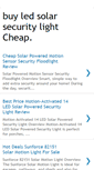 Mobile Screenshot of ledsolarsecuritylight.blogspot.com