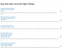 Tablet Screenshot of ledsolarsecuritylight.blogspot.com