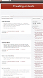 Mobile Screenshot of howtocheatontests.blogspot.com