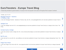 Tablet Screenshot of euro-travelers.blogspot.com