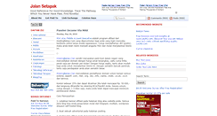 Desktop Screenshot of jalansetapak2008.blogspot.com