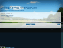 Tablet Screenshot of cookinginawoodfiredpizzaoven.blogspot.com