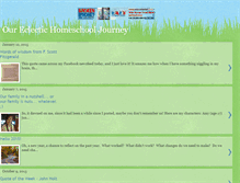 Tablet Screenshot of eclectic-homeschool-journey.blogspot.com