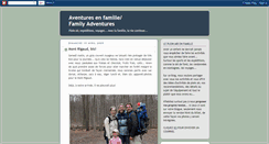 Desktop Screenshot of familysportadventures.blogspot.com