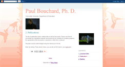 Desktop Screenshot of paulbouchard.blogspot.com