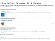 Tablet Screenshot of liftingthespirit.blogspot.com