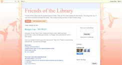 Desktop Screenshot of friendslibrarys.blogspot.com