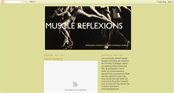 Desktop Screenshot of musclereflexions.blogspot.com