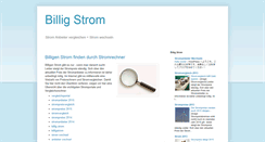 Desktop Screenshot of billig-strom.blogspot.com