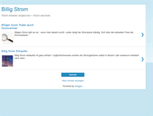 Tablet Screenshot of billig-strom.blogspot.com