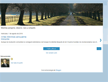 Tablet Screenshot of mientrasperegrino.blogspot.com
