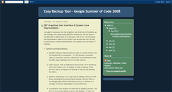 Desktop Screenshot of easy-backup-tool.blogspot.com