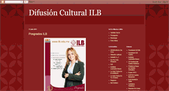 Desktop Screenshot of difusionculturalilb.blogspot.com