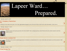 Tablet Screenshot of lapeerwardprepared.blogspot.com