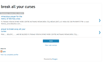 Tablet Screenshot of breakallyourcurses.blogspot.com