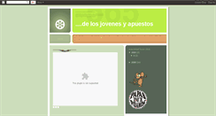 Desktop Screenshot of jovenesyapuestos.blogspot.com