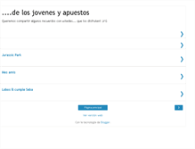 Tablet Screenshot of jovenesyapuestos.blogspot.com