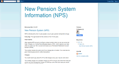 Desktop Screenshot of newpensionsystem.blogspot.com