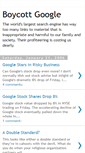 Mobile Screenshot of boycottgoogle.blogspot.com