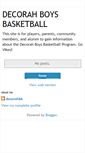 Mobile Screenshot of decorahbb.blogspot.com