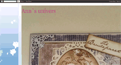 Desktop Screenshot of annkristinsunivers.blogspot.com