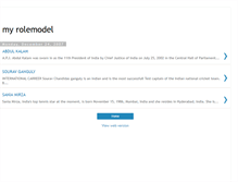 Tablet Screenshot of charan-myrolemodel.blogspot.com