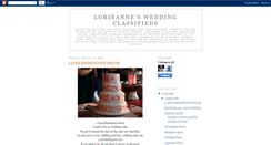 Desktop Screenshot of lorieannesweddingclassifieds.blogspot.com