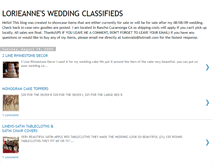 Tablet Screenshot of lorieannesweddingclassifieds.blogspot.com