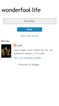 Mobile Screenshot of lifeiswonderfool.blogspot.com