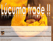 Tablet Screenshot of lucuma-trade.blogspot.com