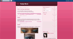 Desktop Screenshot of nadjamarie696.blogspot.com