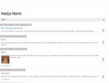Tablet Screenshot of nadjamarie696.blogspot.com